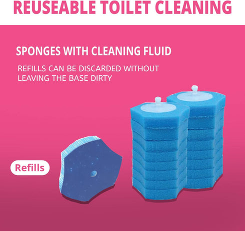Disposable Toilet Cleaner with 8 refill | WBM HOME